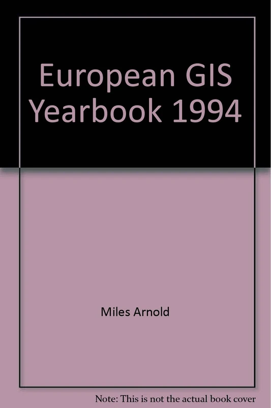 European GIS Yearbook 1994 - Blackwell Publishers Book