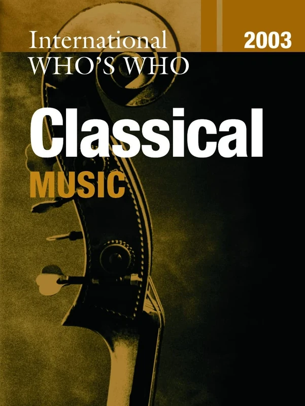 International Who's Who in Classical Music/Popular Music 2003 Set