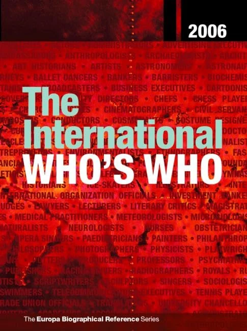 The International Who's Who 2006: 69