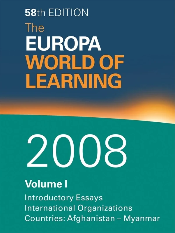 The Europa World of Learning 2008 (2v.)