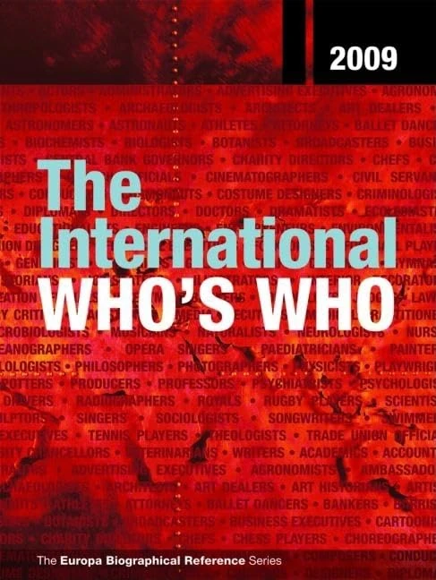The International Who's Who 2009: 72