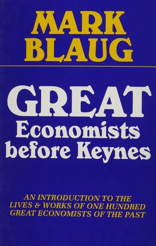 Great Economists before Keynes - Edward Elgar Publishing Book