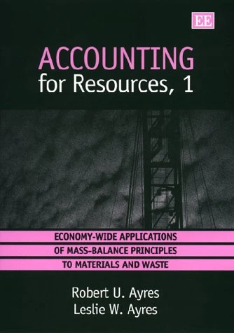accounting for resources, 1: Economy-Wide Applications of Mass-Balance Principles to Materials and Waste