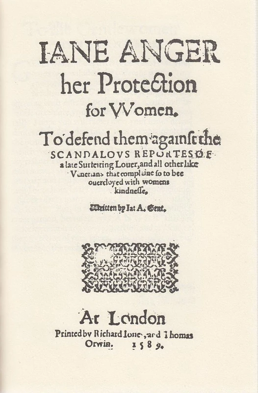 Defences of Women: Jane Anger, Rachel Speght, Ester Sowernam and Constantia Munda,: Printed Writings 1500–1640: Series 1, Part One, Volume 4: 004 (The ... Writings, 1500-1640: Series I, Part One)