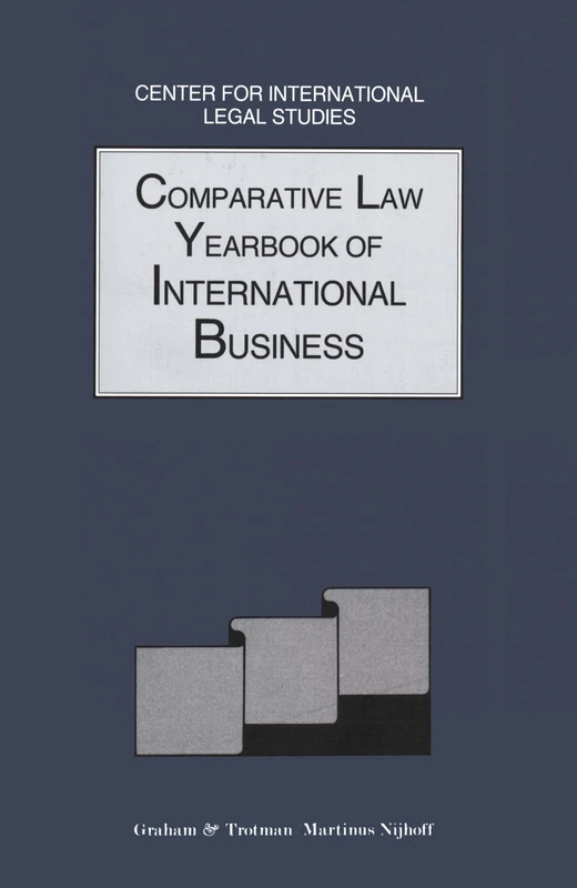 Comparative Law Yearbook of International Business: 16 (Comparative Law Yearbook Series Set)