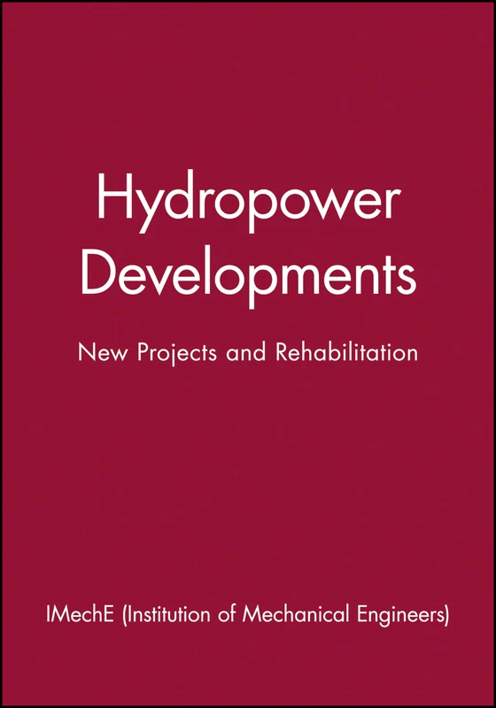 Hydropower Developments: New Projects and Rehabilitation: 2000-17 (IMechE Seminar Publications)