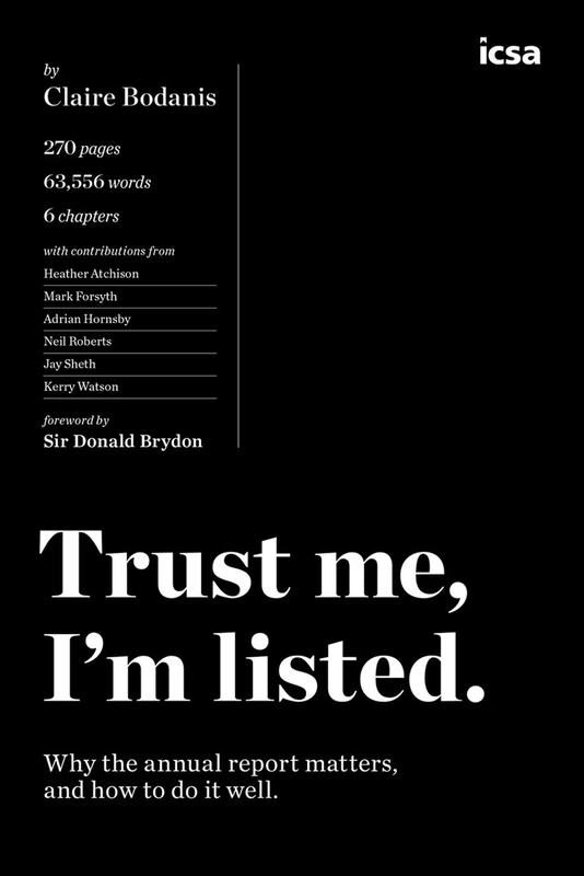 Trust me, I'm listed: Why the annual report matters, and how to do it well