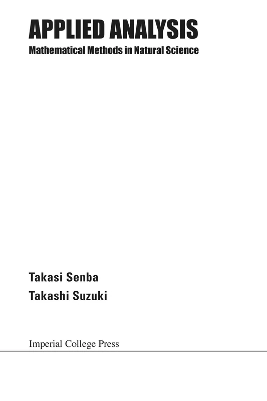 Applied analysis: mathematical methods in natural science