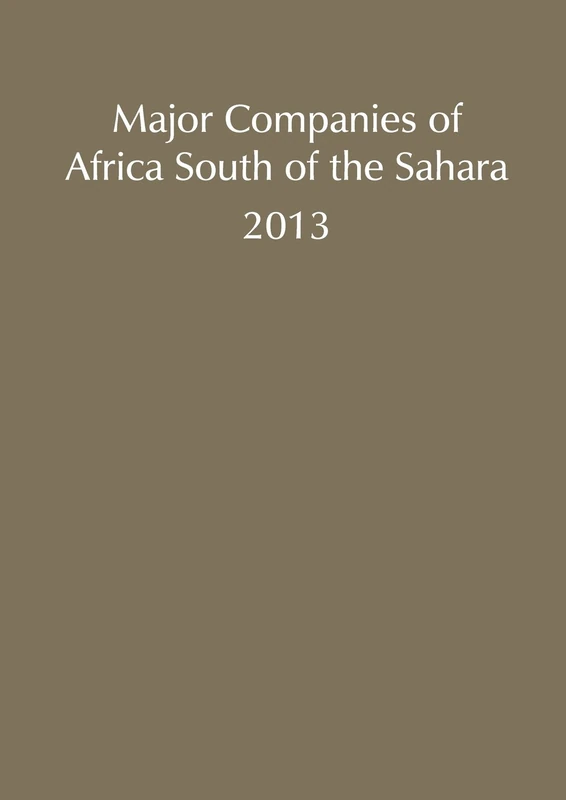 Major Companies of Africa South of the Sahara 2013 - Image 1