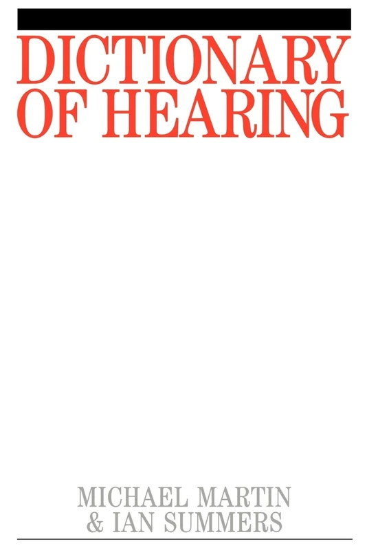 Dictionary of Hearing (Whurr) - Image 1
