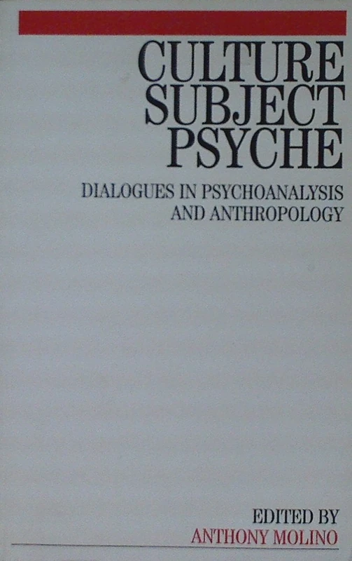 Culture, Subject, Psyche: Dialogues in Psychoanalysis and Anthropology