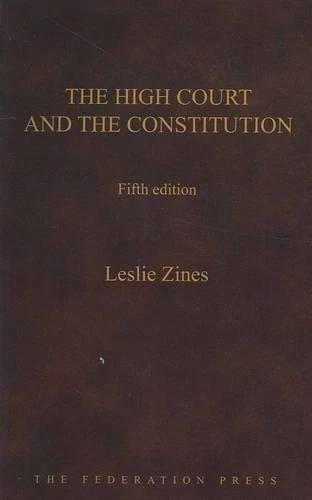 The High Court and the Constitution