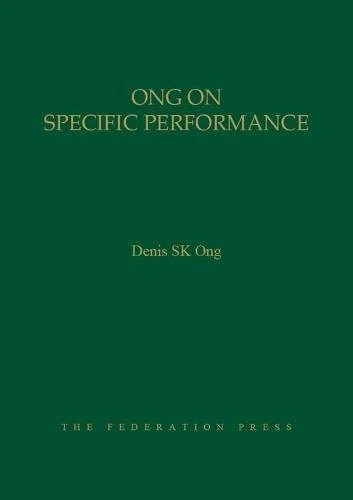 Ong on Specific Performance - Image 1