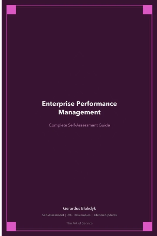 Enterprise Performance Management A Complete Guide - Image 1