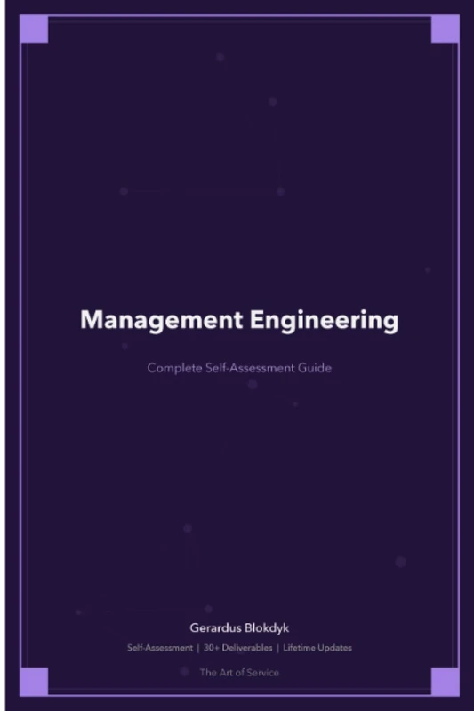 Management Engineering A Complete Guide