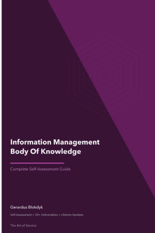 Information Management Body Of Knowledge A Complete Guide
