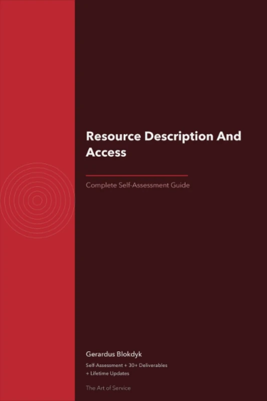 Resource Description And Access A Complete Guide