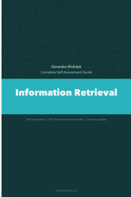 Information Retrieval A Complete Guide - 2020 Edition