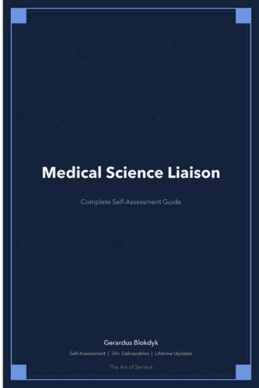 Medical Science Liaison A Complete Guide - 2020 Edition - Image 1