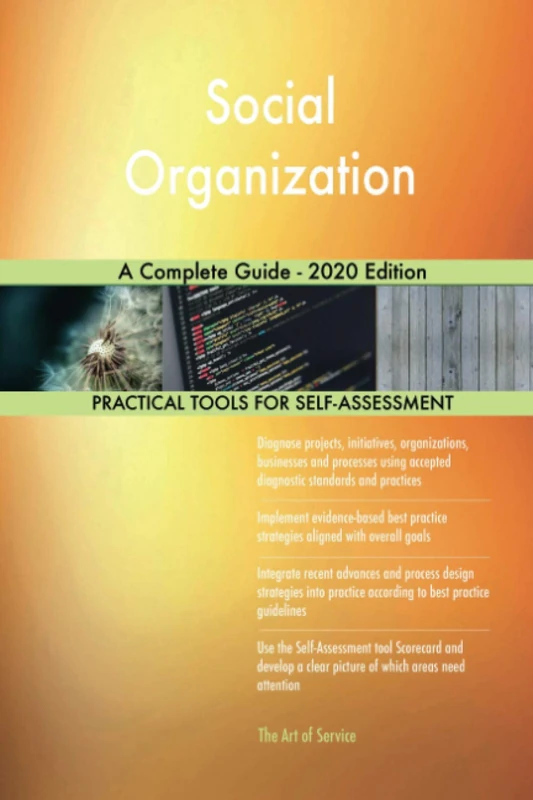 Social Organization A Complete Guide - 2020 Edition