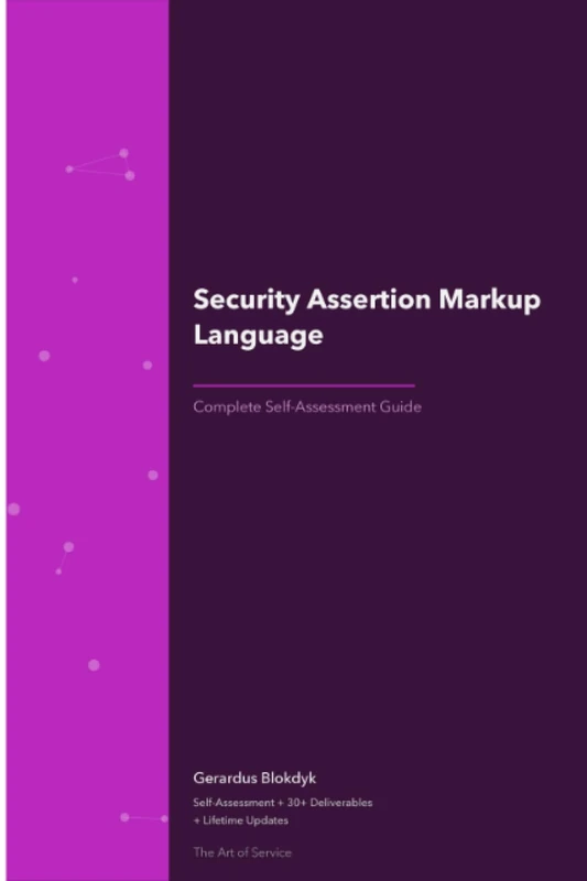 Security Assertion Markup Language A Complete Guide - Image 1
