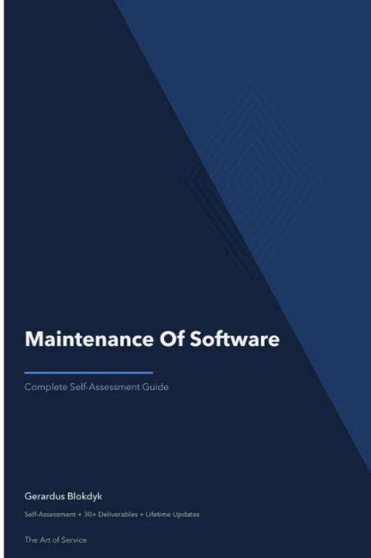 Maintenance Of Software A Complete Guide