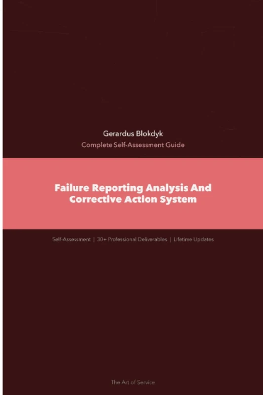 Failure Reporting Analysis And Corrective Action System A Complete Guide