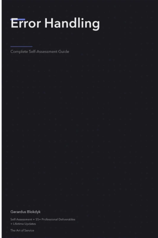 Error Handling A Complete Guide
