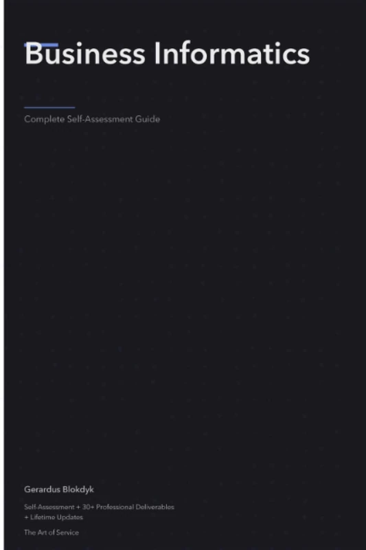 Business Informatics A Complete Guide - Image 1