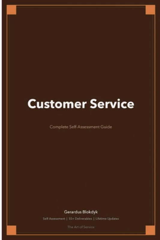 Customer Service A Complete Guide - 2020 Edition