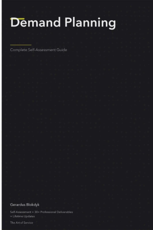 Demand Planning A Complete Guide - 2020 Edition