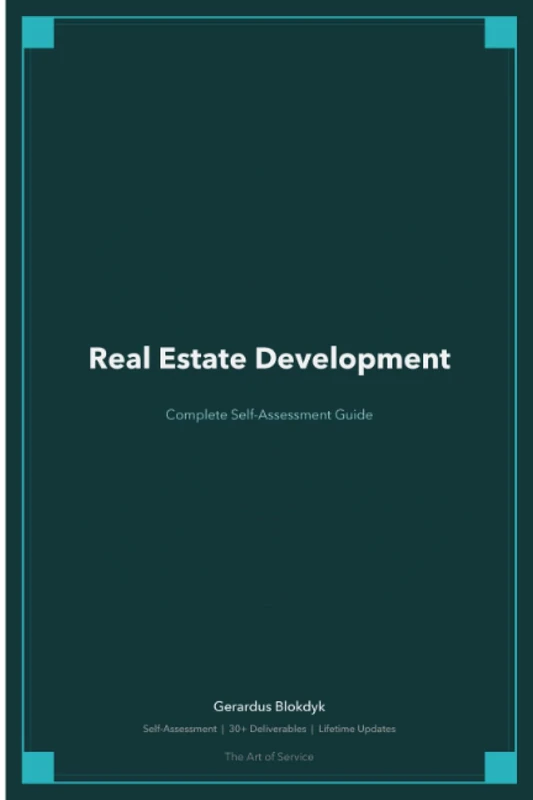 Real Estate Development A Complete Guide - 2020 Edition