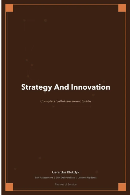 Strategy And Innovation A Complete Guide - Image 1