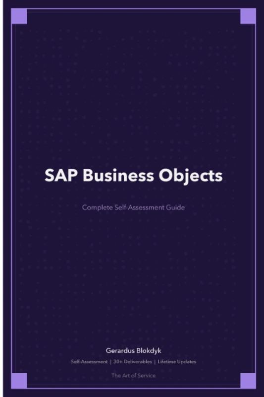 SAP Business Objects A Complete Guide - Image 1