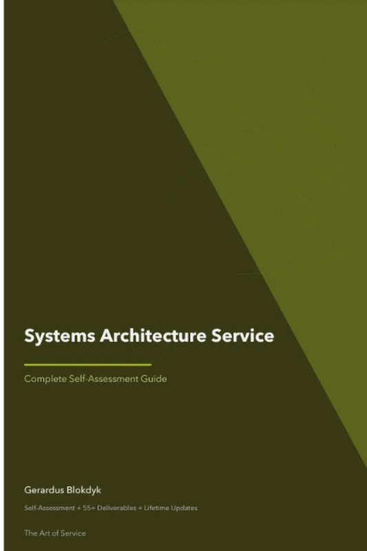 Systems Architecture Service A Complete Guide