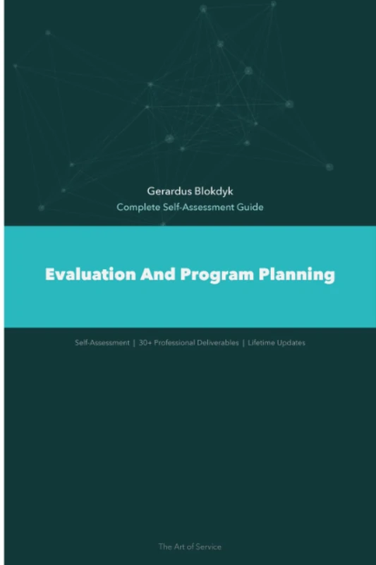 Evaluation And Program Planning A Complete Guide