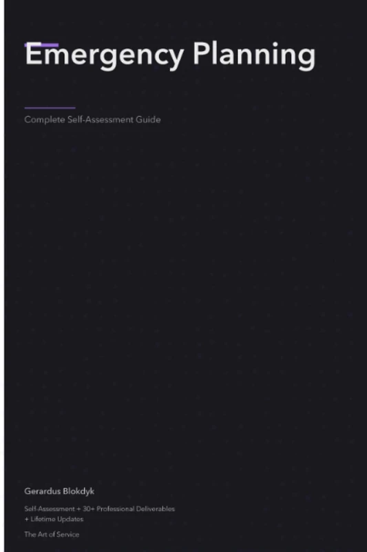 Emergency Planning A Complete Guide