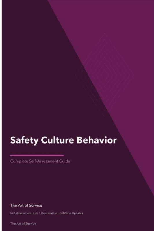 Safety Culture Behavior A Complete Guide - Image 1