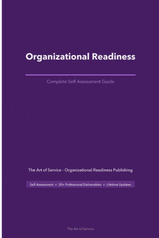 Organizational Readiness A Complete Guide