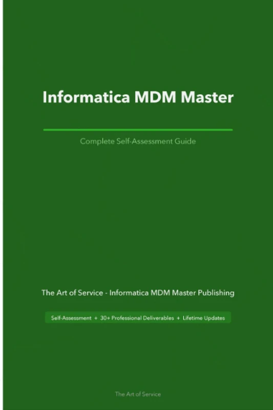 Informatica MDM Master A Complete Guide