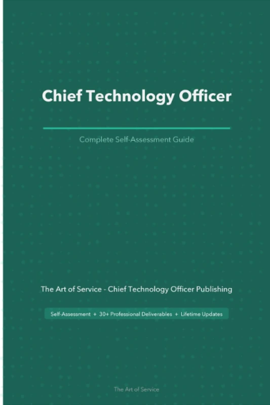 Chief Technology Officer A Complete Guide