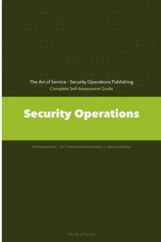 Security Operations A Complete Guide