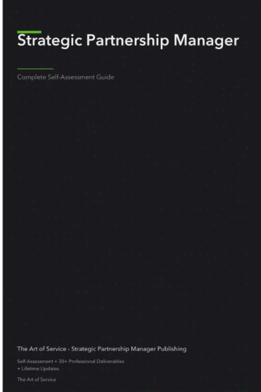 Strategic Partnership Manager A Complete Guide - Image 1