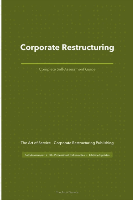 Corporate Restructuring A Complete Guide