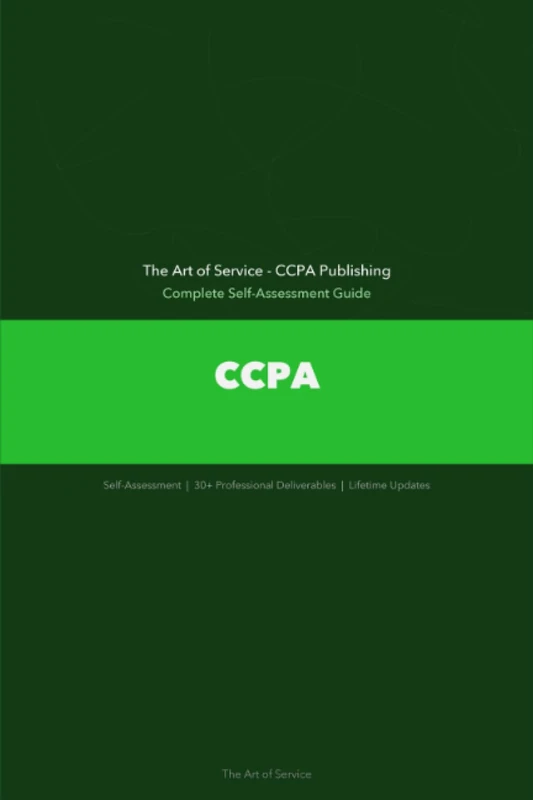 CCPA A Complete Guide - 2021 Edition - Image 1