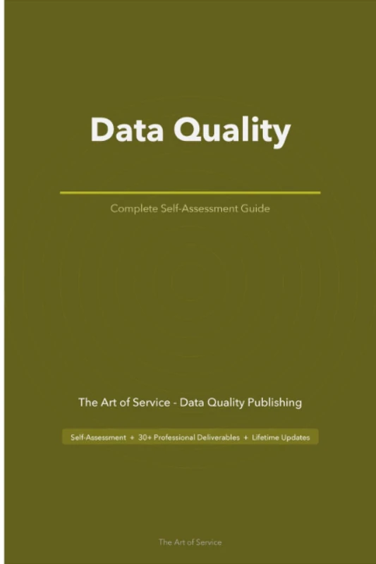 Data Quality A Complete Guide - 2021 Edition - Image 1