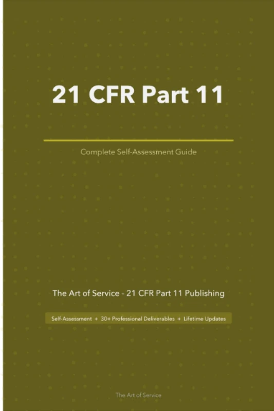 21 CFR Part 11 A Complete Guide