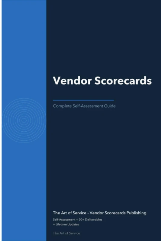 Vendor Scorecards A Complete Guide - Image 1