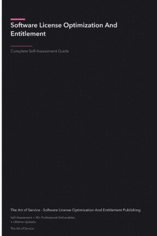 Software License Optimization And Entitlement A Complete Guide
