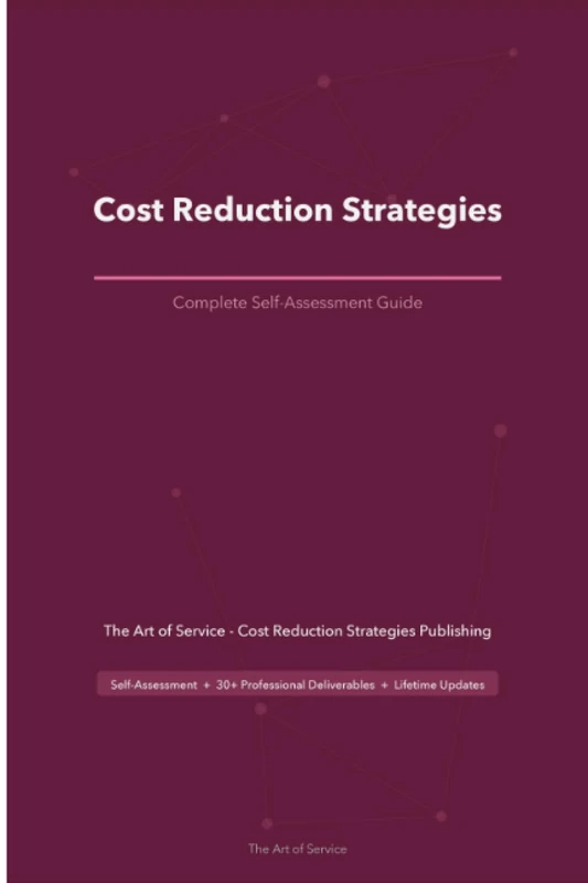 Cost Reduction Strategies A Complete Guide
